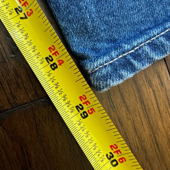 Edwin Women's Hana Vintage High Rise Straight Jeans 27 Blue Horizon Wash $228 - Picture 9 of 9